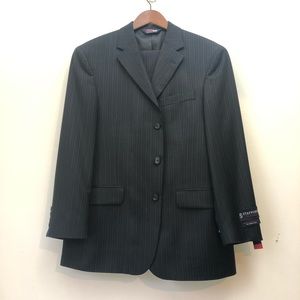 Stanford Super Suit Navy Pinstripe